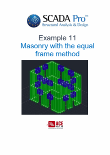 EXAMPLE 11. MASONRY WITH THE EQUAL FRAME METHOD - SCADA Pro