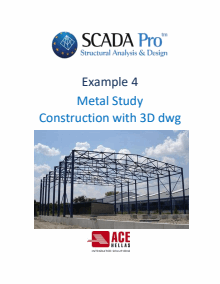 EXAMPLE 4. METAL STUDY CONSTRUCTION WITH 3D DWG - SCADA Pro