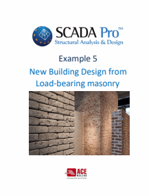 EXAMPLE 5. NEW BUILDING DESIGN FROM LOAD-BEARING MASONRY - SCADA Pro