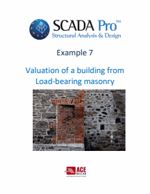 EXAMPLE 7. VALUATION OF A BUILDING FROM LOAD-BEARING MASONRY - SCADA Pro