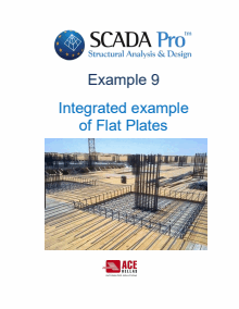 EXAMPLE 9. INTEGRATED EXAMPLE OF FLAT PLATES - SCADA Pro